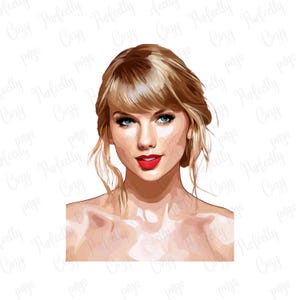 Taylor digital art, Taylor avatar, cartoon Taylor, Taylor png, sublimation, transparent design, heat transfers, DTF, Taylor graphic, clipart