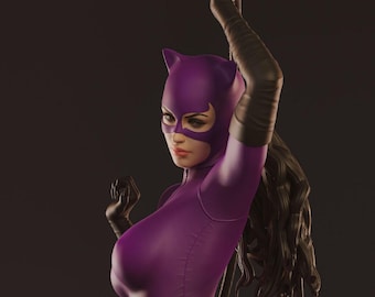 Catwoman - 3D printed resin figure kit for assembly and painting - Fan Art