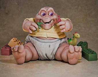 Bebé Sinclair - Dinosaurios - Tú no mami! - Figura en Resina Impresión 3D para montar y pintar - Fan Art