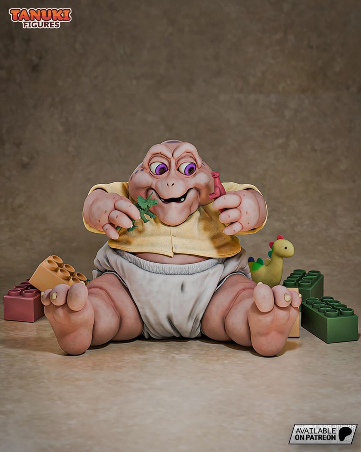 Baby dinosaur sculpture España