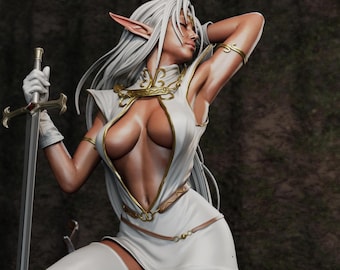 Pirotess – Record of Lodoss War - 3D printed resin figure kit for assembly and painting - Fan Art