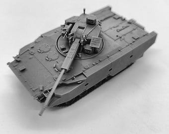 2S38 Derivatsiya PVO 57mm - Antiaereo ruso en miniatura impresión 3D para wargames disponible en 28mm, 20mm, HO y 15mm