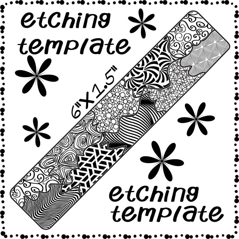 Metal Etching Making jewelry Etching pattern metal digital Etsy