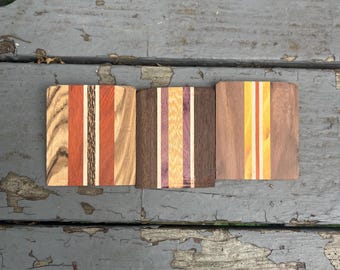Custom laminated axe wedges