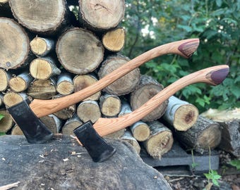 Vintage homestead axe set