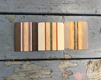 Custom laminated axe wedges