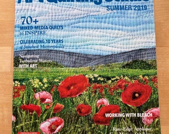 Art Quilting Studio Summer 2019 OR STITCH Magazine Back Issue, Spring 2010 OR Modern Patchwork Summer 2012
