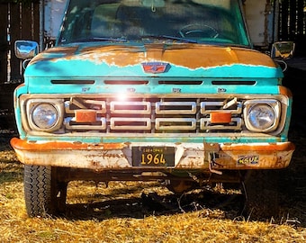 NEW 1964 Ford Pickup 11 x 14 Photo (Unframed) Father's Day Gift