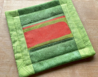 NEW - Petite Green and Orange Coaster