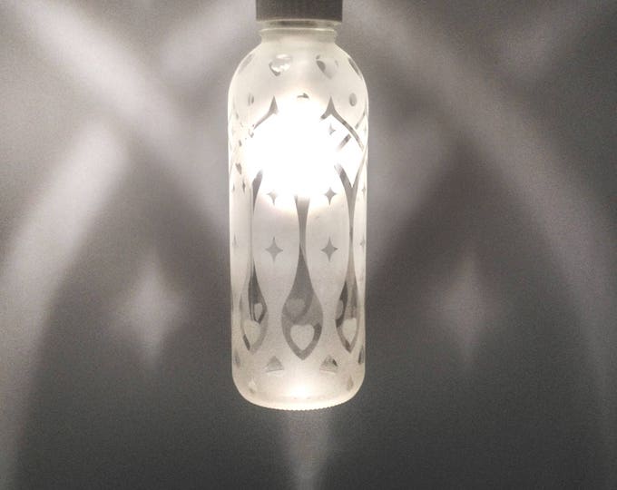 Heart Spoon Forest - Pendant Bottle Lantern