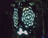 Pine Cone Mandala - Topaz Outdoor Lantern