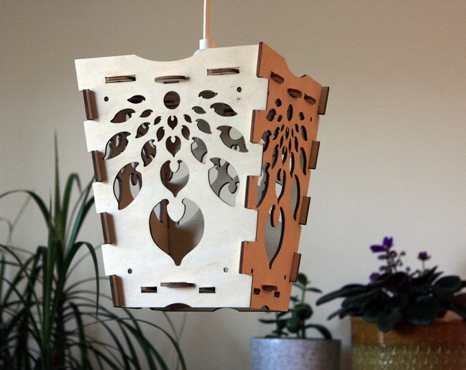 Leaf Wing - Rhomboid Pendant Lantern