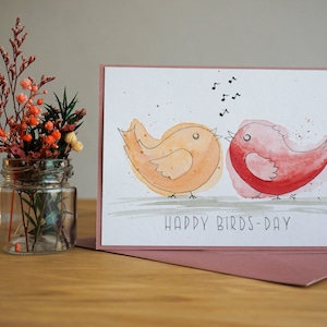 Geburtstagskarte Happy Birdsday
