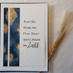 Trauerkarte "Licht"