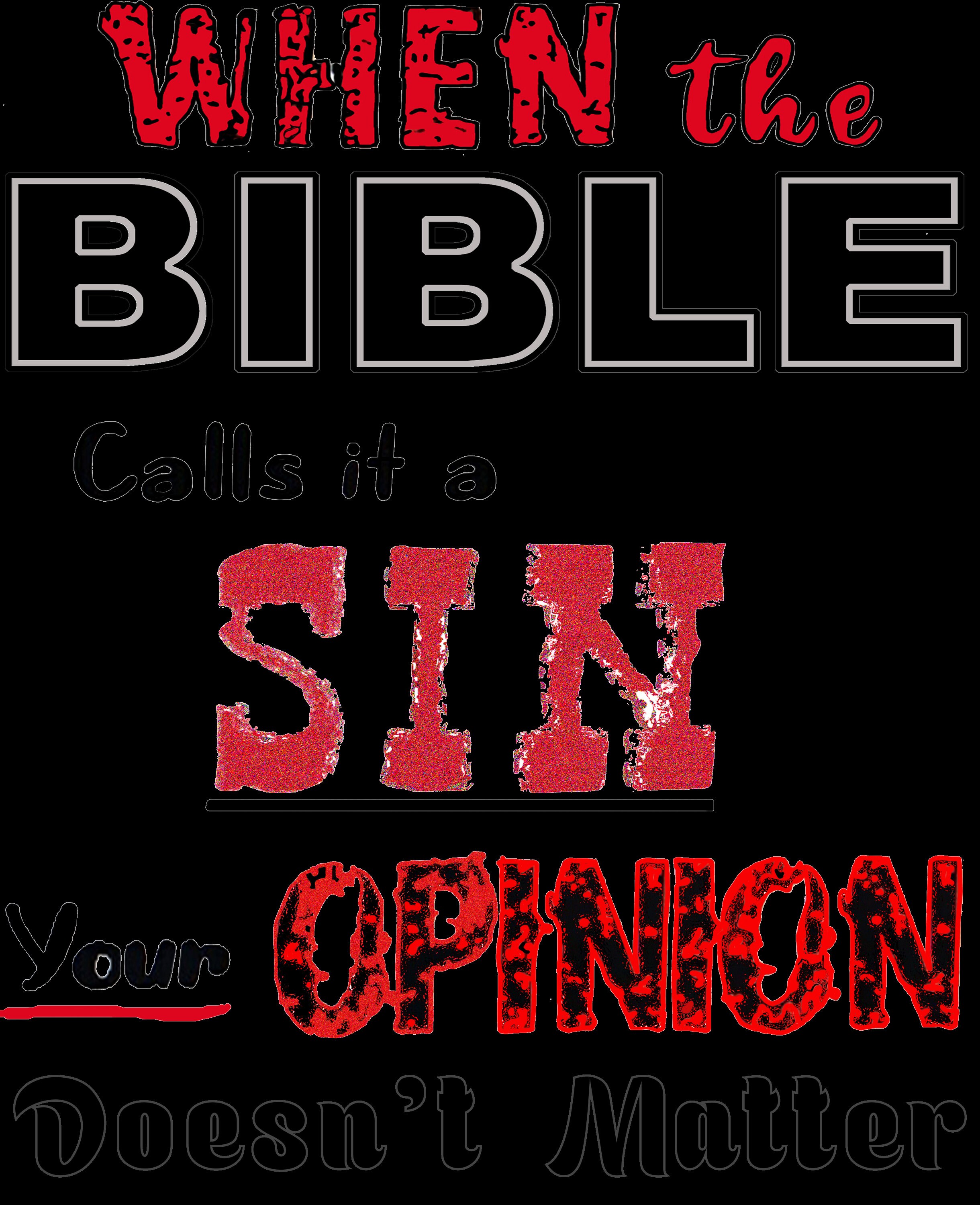 Bible Calls It a Sin - Etsy