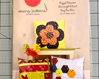 Mod Kid  Pillow Set  Trio Sewing Pattern Patty Young SALE