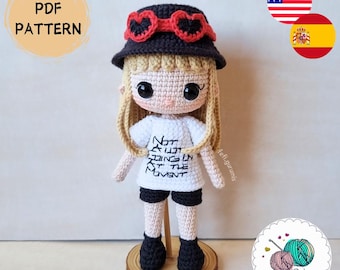 Taylor "22" Version - Pattern PDF Amigurumi English/Español - Digital File