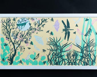 Austin Wildlife Scene - Art Print