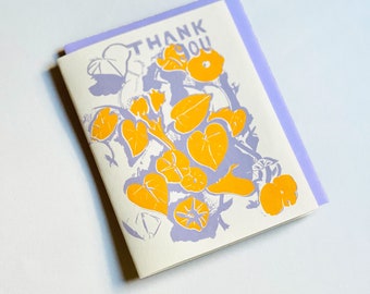 Thank You Morning Glory | Notecard