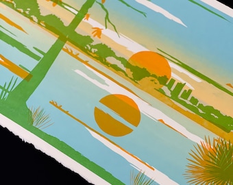 AUSTIN SUNSET *unframed