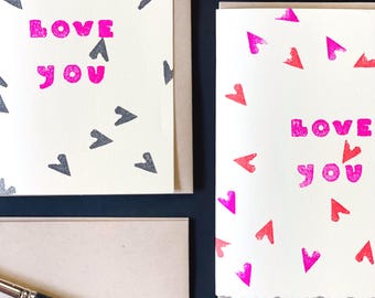 Love You Note Card