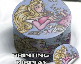 Mignon Grinder Princess Smoking Girly Cadeau pour elle