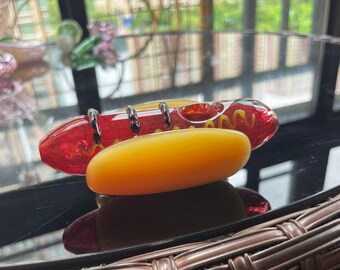 Glass Pfeife Hotdog Wurst Geschenk für sie