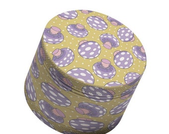 Cute Grinder Mushrooms Psychedelic Purple Gift for her