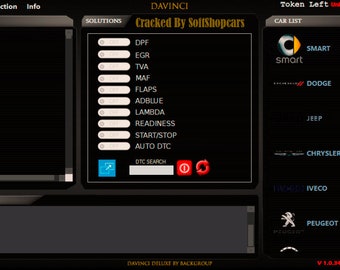 DaVinci Software Version 1.0.34 latest - dpf egr dtc slaps tva adblue - Activated Forever