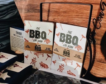 BBQ Tasting Journal, BBQ Book, Bbq Journal, Bbq notebook, unique gift, fathers day, birthday, christmas stocking stuffer, anniversary