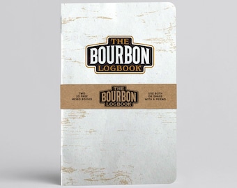 Bourbon Tasting Journal, Bourbon Review Book, Bourbon Notebook, Distillery, Dad gift, Unique Gift, Anniversary, christmas stocking stuffer