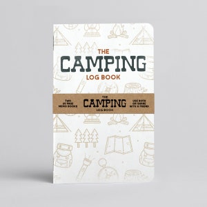 Camping Guide Notebook, Outdoor log book, Rv, Tent, Camping review book, unique gift, Dad gift, Valentines day, birthday, Christmas stocking