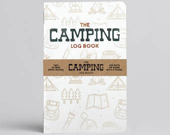Camping Guide Notebook, Outdoor log book, Rv, Tent, Camping review book, unique gift, Dad gift, Valentines day, birthday, Christmas stocking