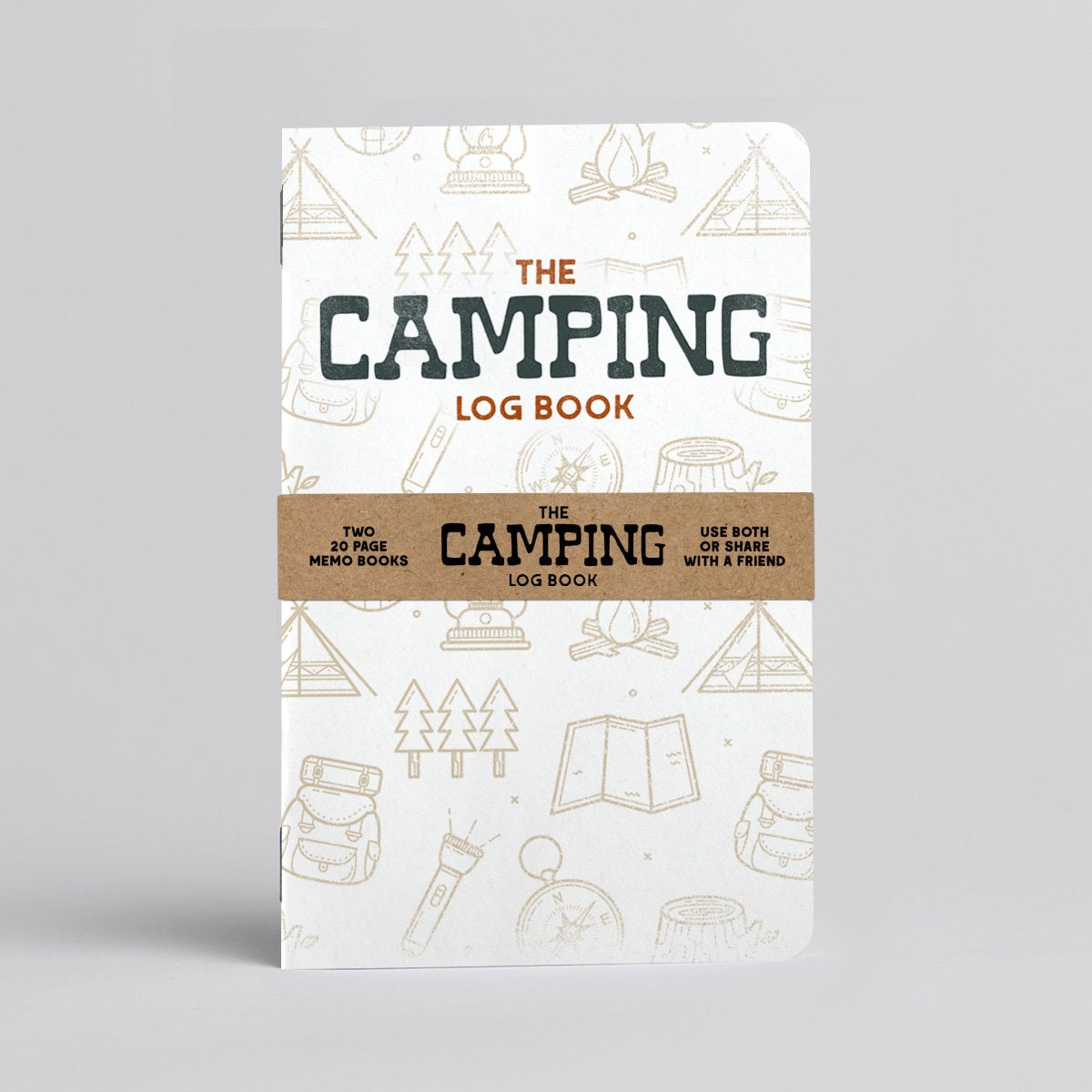 Camping Guide Notebook, Outdoor Log Book, Rv, Tent, Camping