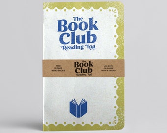 Book Club Journal, Book Club Log, Reading Journal, Reading, Book store, unique gift, mothers day, anniversary, birthday, christmas stocking