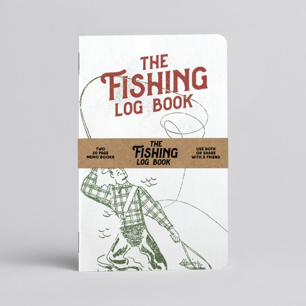 Fishing Log Notebook, Fishing guide book, Record your catch, Fish, Fishing, unique gift, fathers day, birthday, boating, Christmas Stocking