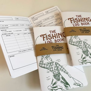 Fishing guide log, Fishing Record notebook, Record your catches, Fish Dad, Fishing, unique gift, fathers day, birthday, boating, Christmas