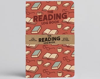 Reading Log Book | Book Tracker Journal | Reading Challenge Planner | Book Lover Gift | Reading Journal for Adults & Kids | Bookish Planner