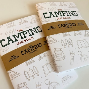 Camping Notebook, Outdoor log book, Rv Guide, Tent, Outdoor guide notebook, unique gift, fathers day, birthday, anniversary gift, Christmas