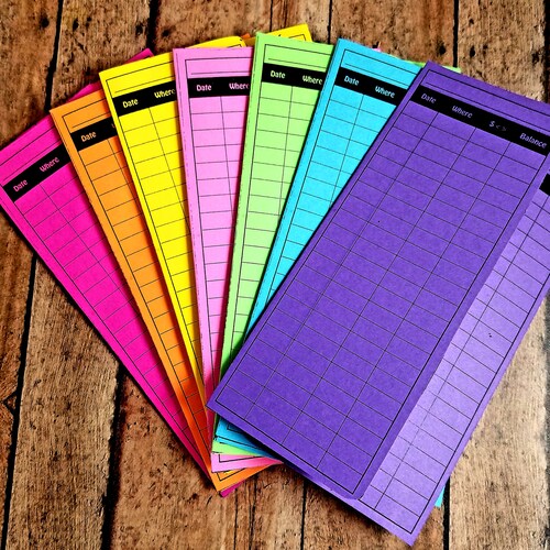 Cash Budget Envelopes Etsy