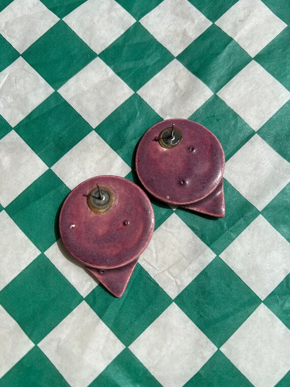 Chelsea Clay Geometric Purple and Lavender Circle… - image 4