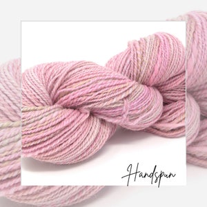 Handspun Yarn Hand Dyed Cheviot Wool 160g 260 Yards British Breed Knitting Crochet Weaving