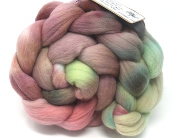 Merino Wool Combed Top Hand Dyed - 100gms 21m Spinning yarn felting fibre