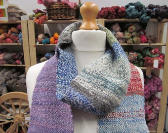 Handwoven Scarf Super Skinny Super Long