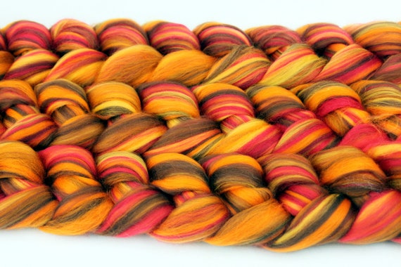 Felting Wool 250g Large Merino and Dyed Bamboo Wool Fibre