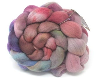 Merino Wool Combed Top Hand Dyed - 100gms 21m Spinning yarn felting fibre