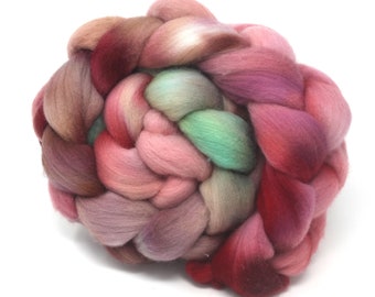 Merino Wool Combed Top Hand Dyed - 100gms 21m Spinning yarn felting fibre