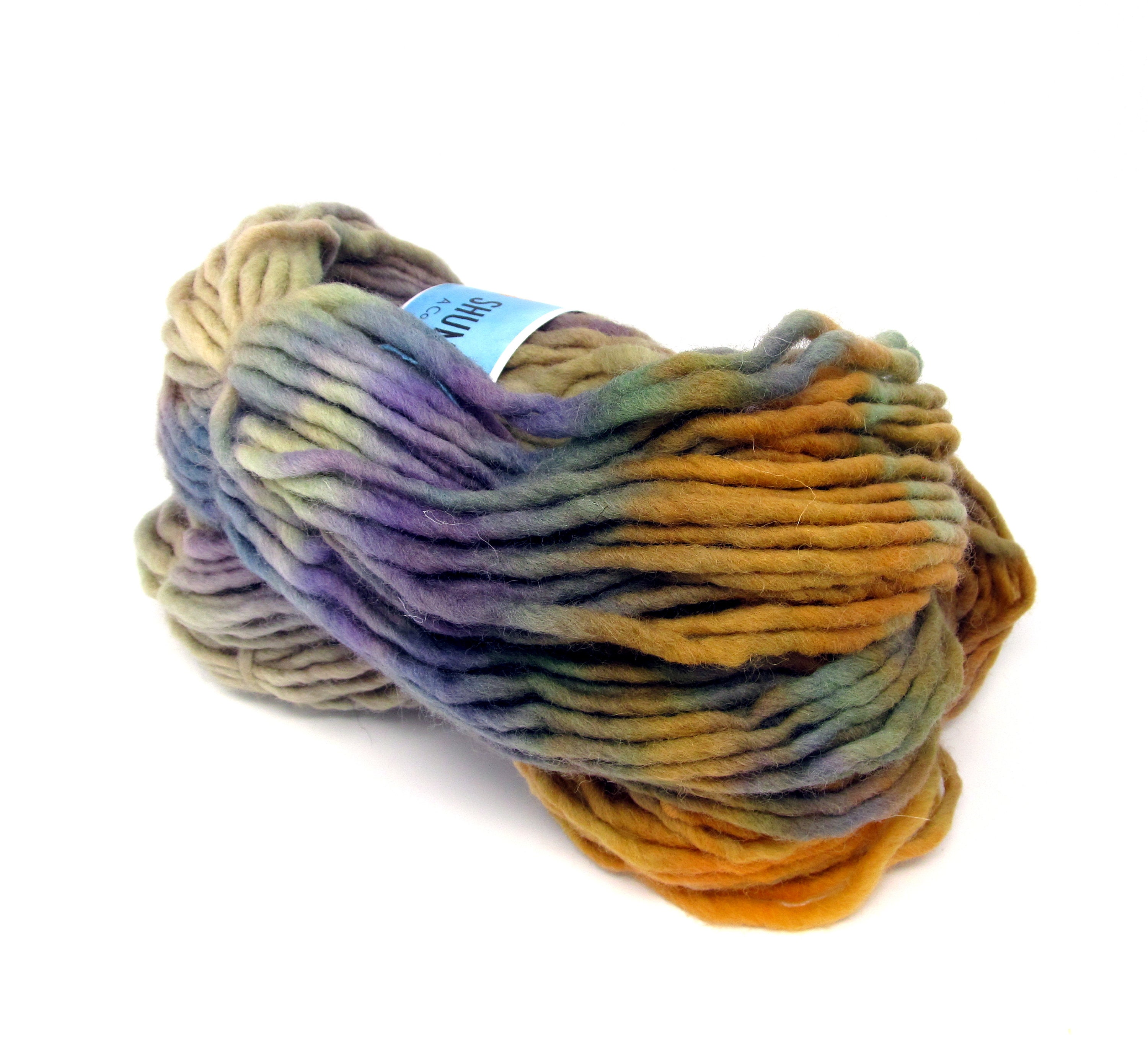 Cheviot Roving Wool Hand Dyed Pencil Roving extra chunky yarn Etsy