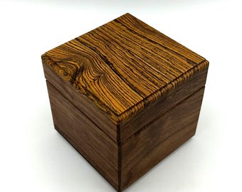 Small Tea Chest - Bocote & Walnut - TTC 13