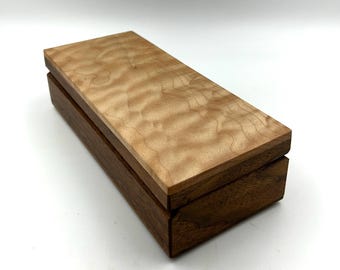 Long Box - Quilted Maple and Walnut - LB 282